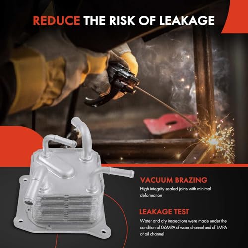 A-Premium Automatic Transmission Oil Cooler Compatible with Nissan Versa 2012-2017 L4 1.6L Petrol - Image 5