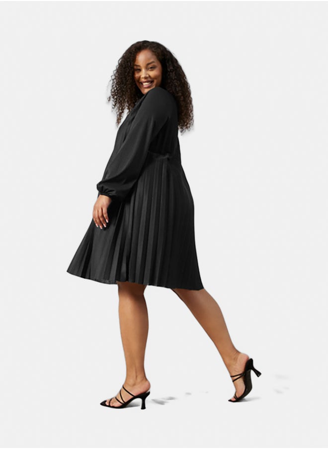 GERRY WEBER Soft Pleated Dress In An A-Line Design  - Image 2