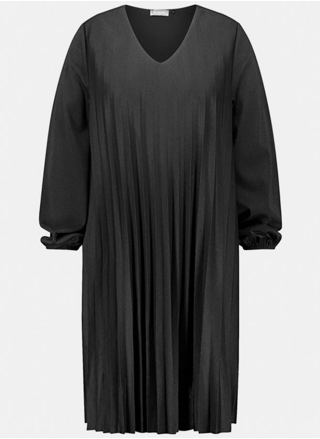 GERRY WEBER Soft Pleated Dress In An A-Line Design  - Image 4