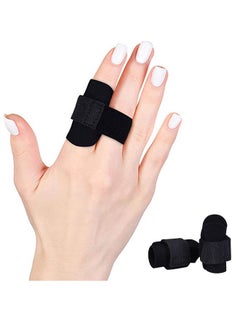 2Pcs Neoprene Finger Splints, Adjustable Finger Brace, Finger Wraps, Finger Guards for Arthritis Sport, Finger Support Sleeves Protector for Basketball Volleyball Tennis