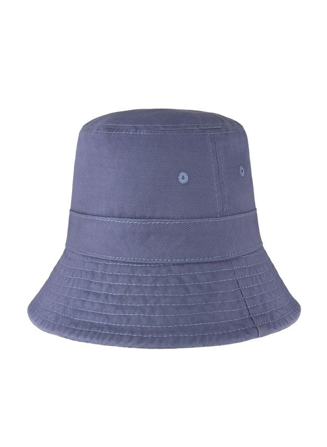 CHOK.LIDS Everyday Cotton Style Bucket Hat Unisex Trendy Lightweight Outdoor Hot Fun Summer Beach Vacation Getaway Headwear, Blueberry, One size - Image 1