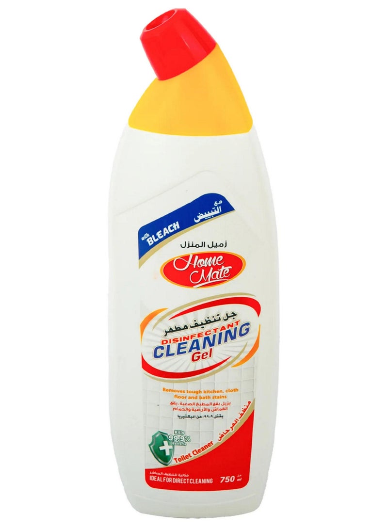 Home Mate Bleach Disinfectant Cleaning Gel 750 ML - Image 1