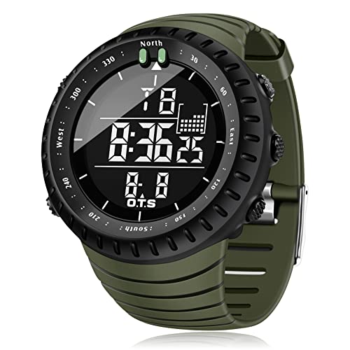 PALADA Men's Digital Sports Watch Waterproof Tactical Watch with LED Backlight Watches for Men - Image 1