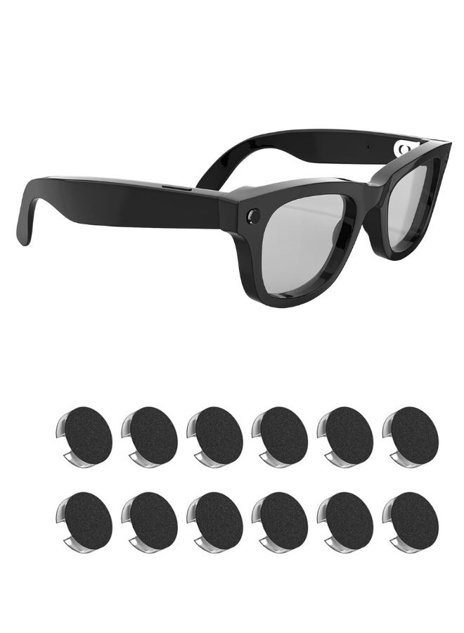 LED Light Blocking Stickers Compatible with Ray-Ban Meta Wayfarer/Skyler/Headliner Smart Glasses Accessories, Low-Tack Restickable Blackout LED Light Covers Sticker - Image 1