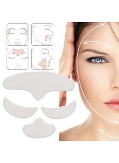 ZJchao Wrinkle Patches 4Pcs Anti Wrinkle Silicone Patch Pad Skin Lifting Reusable Forehead Eye Face Chin Patch For Women Reducing Eye And Around Mouth And Upper Lip Wrinkles  - Image 2