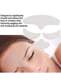 ZJchao Wrinkle Patches 4Pcs Anti Wrinkle Silicone Patch Pad Skin Lifting Reusable Forehead Eye Face Chin Patch For Women Reducing Eye And Around Mouth And Upper Lip Wrinkles  - Image 3