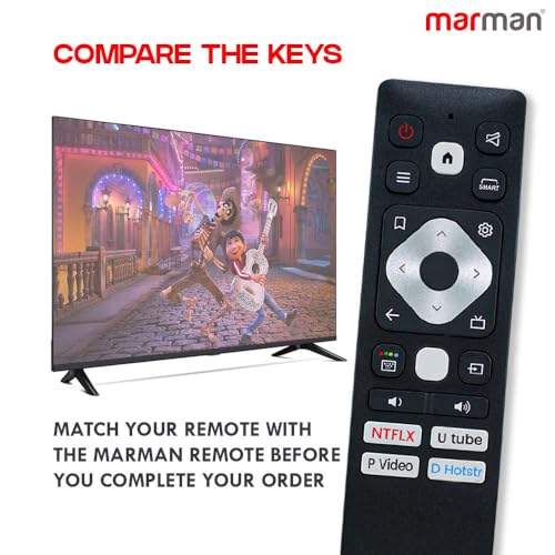 marman® Compatible with Acer Google Tv Remote Control Original Suitable for XL, H Pro, V, I, Super, Advanced I Series Smart FHD UHD QLED Android Television Non Voice Command and with Streaming Apps - Image 4