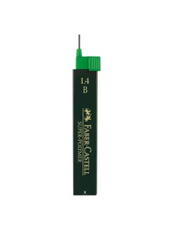 FABER-CASTELL TK 9071 Lead Refill Black 1.4mm B 6 Leads Tube  - Image 2