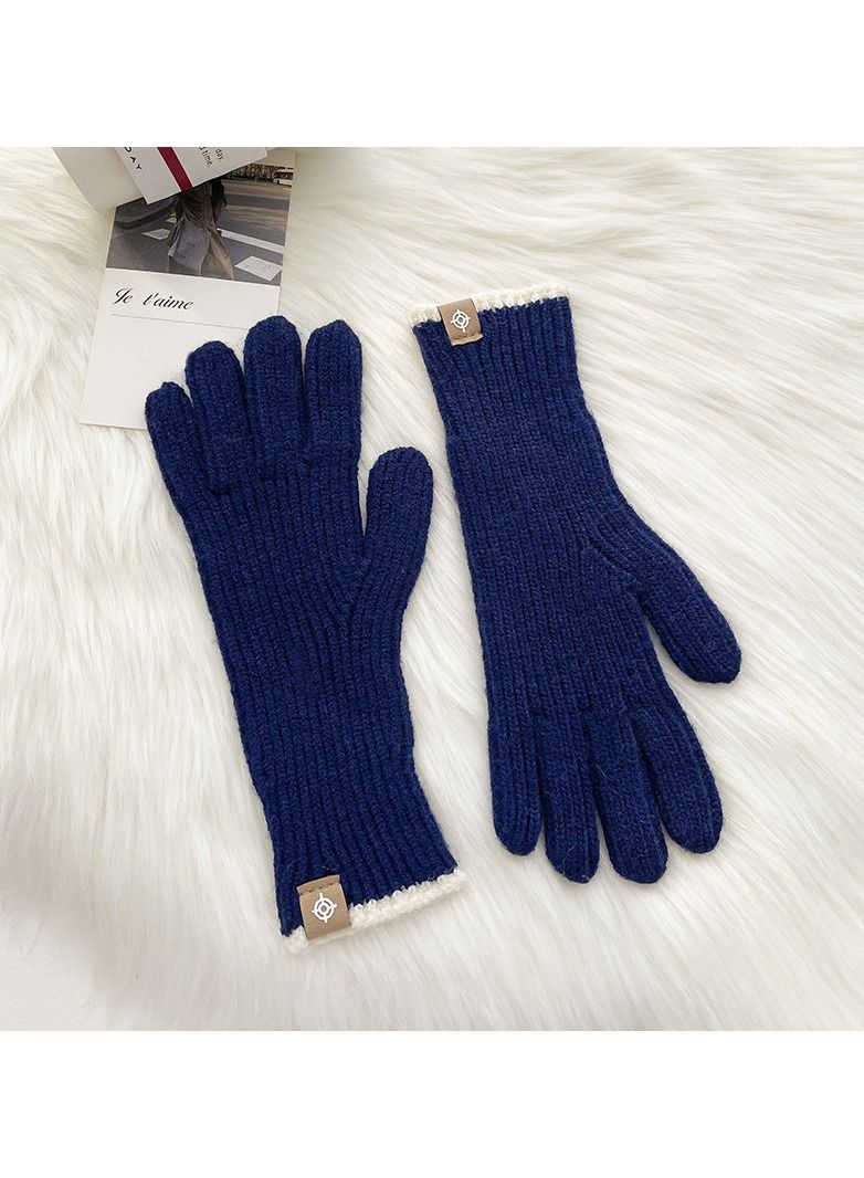 Loquat Solid Knit Gloves