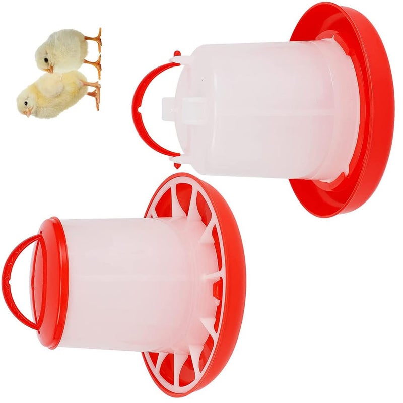 HUMBE&CO - Save Trees, Save Earth TM&W مغذي وشارب صيصان الدواجن مجموعة 2 قطعة 1.5 كجم 1.5 لتر - Image 4