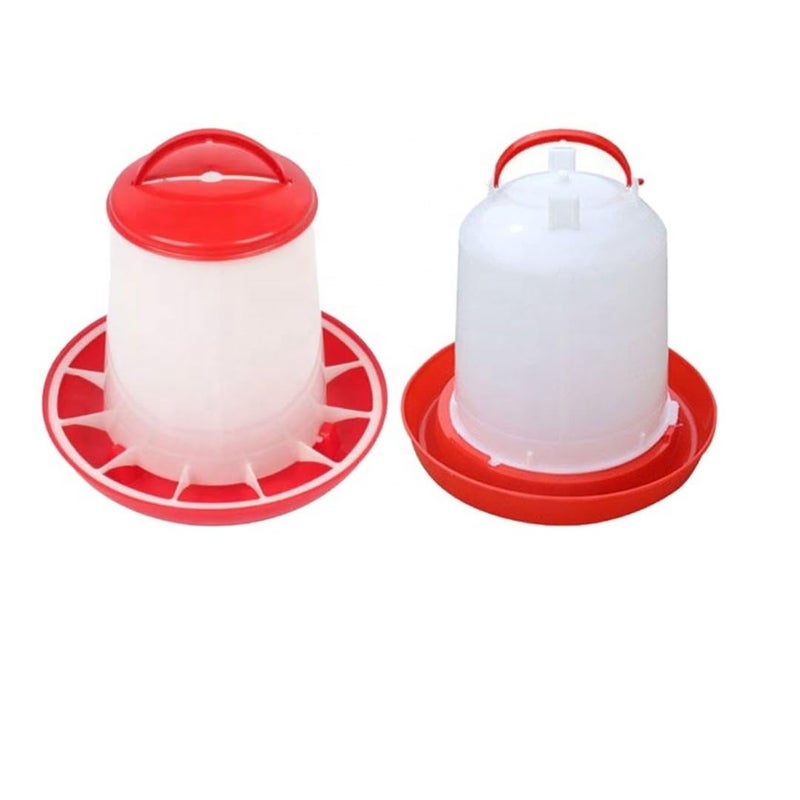 HUMBE&CO - Save Trees, Save Earth TM&W مغذي وشارب صيصان الدواجن مجموعة 2 قطعة 1.5 كجم 1.5 لتر - Image 1