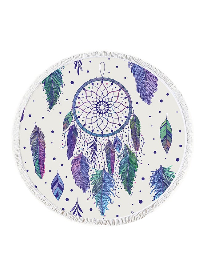 Home Print Double Layered Waterproof Beach Blanket 