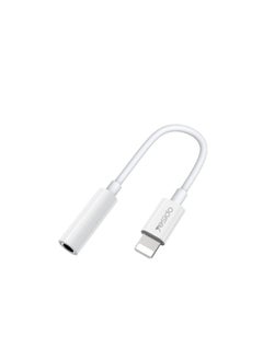 Yesido YAU31 Aux Audio Cable To Audio Adapter Cable | 10 CM 3.5 mm AUX Headphones Adapter White  - Image 1