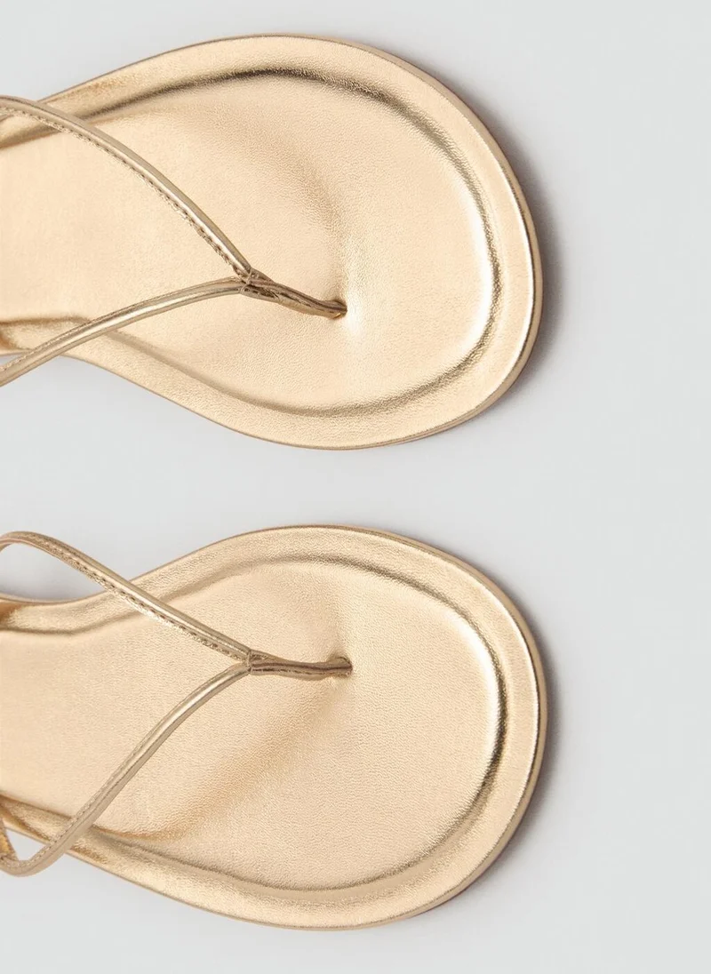 MANGO Strips Sandals