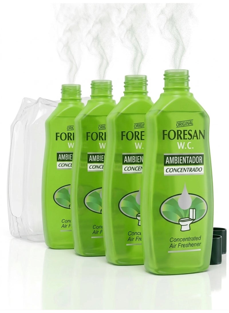 فورزان معطر جو مركز فوريسان - عبوة من 4 زجاجات × 125 مل - رائحة أصلية تدوم طويلاً - Image 1
