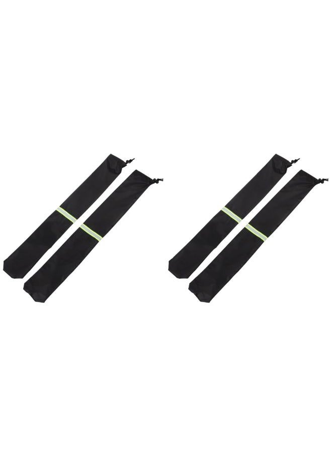 TOPPERFUN 4Pcs Wiper Blade Protectors, 25.5x3.9in Polyester Car Windshield Wiper Cover, 210D Waterproof Rain and Bird Droppings RV Wiper Blade Guards for Cars SUVs and Trucks - Image 1