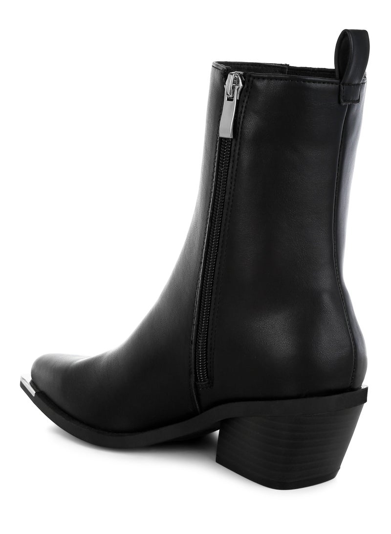 لندن راج أحذية تشيلسي سوداء عالية الكاحل من لندن راغ للنساء - Image 3