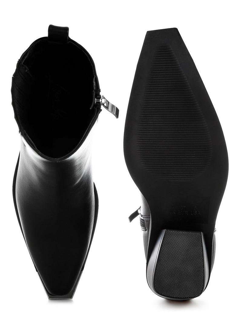 لندن راج أحذية تشيلسي سوداء عالية الكاحل من لندن راغ للنساء - Image 4