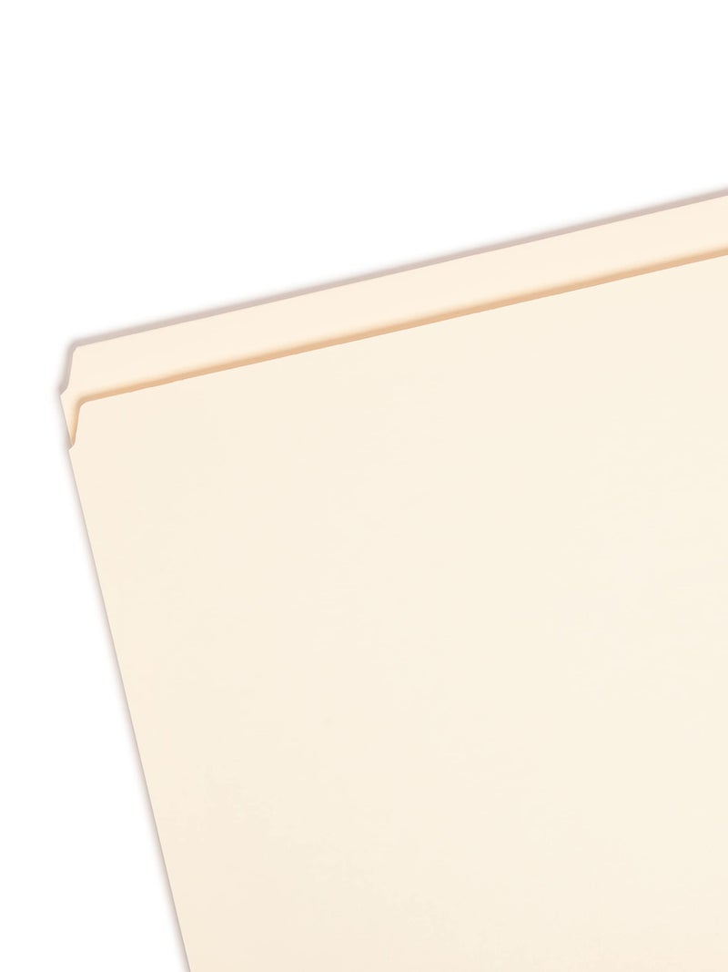 Smead File Folder, Reinforced Straight-Cut Tab (Not Undercut), Legal Size, Manila, 100 per Box (15310) - Image 2