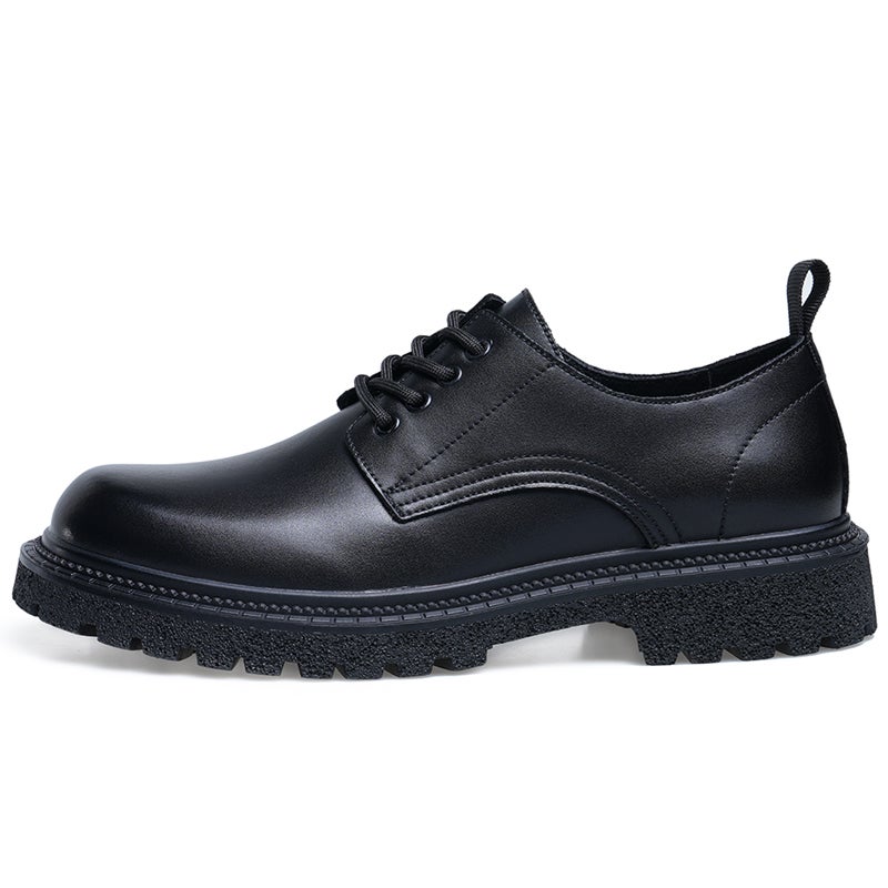 Poitulas Cow Split Leather Dress Shoes Men's - Image 1