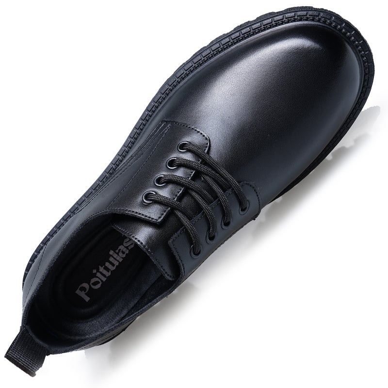 Poitulas Cow Split Leather Dress Shoes Men's - Image 3