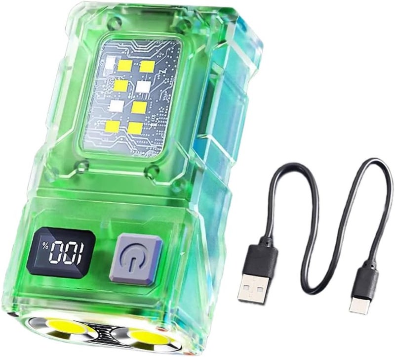 مصباح عمل LED قابل لإعادة الشحن عبر USB المغناطيسي للتنزه والتخييم - Image 2