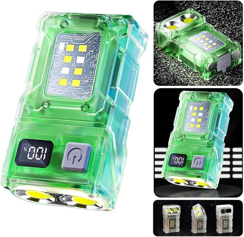 مصباح عمل LED قابل لإعادة الشحن عبر USB المغناطيسي للتنزه والتخييم - Image 3
