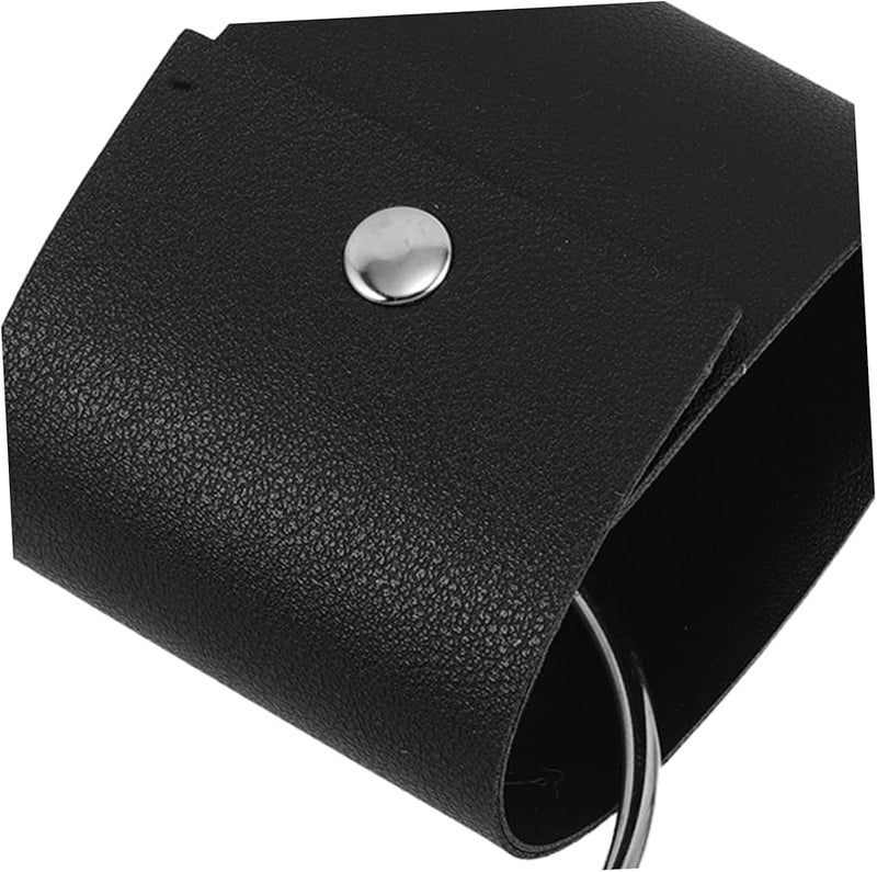 Safigle 4 Pcs PU Glove Holder Scarf Clip Portable Towel Hanger for Handbag Travel Outdoor Storage - Image 4