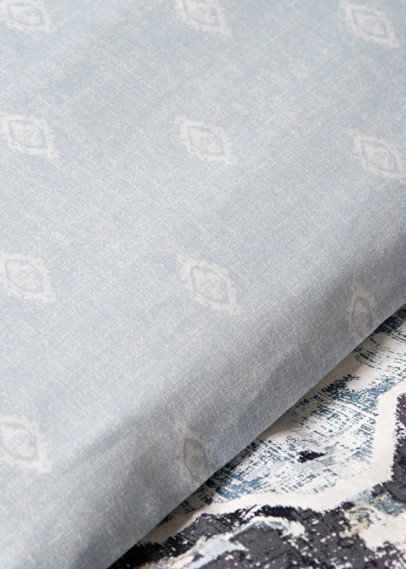 Matalan Grey Seersucker Duvet Set