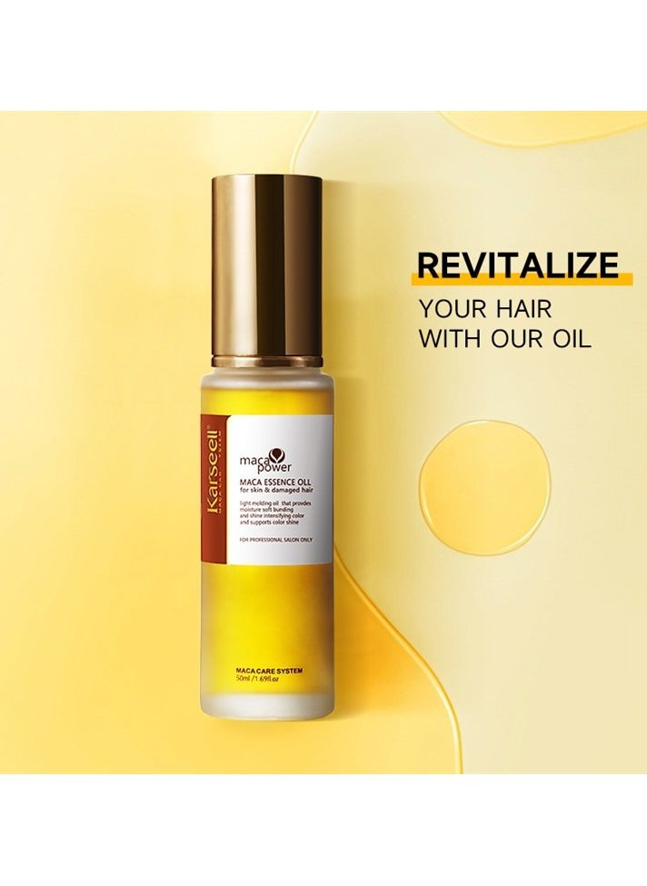 Karseell - Maca Essence oil for damaged Hair , effectively repair dry hair 50 ml - Image 1