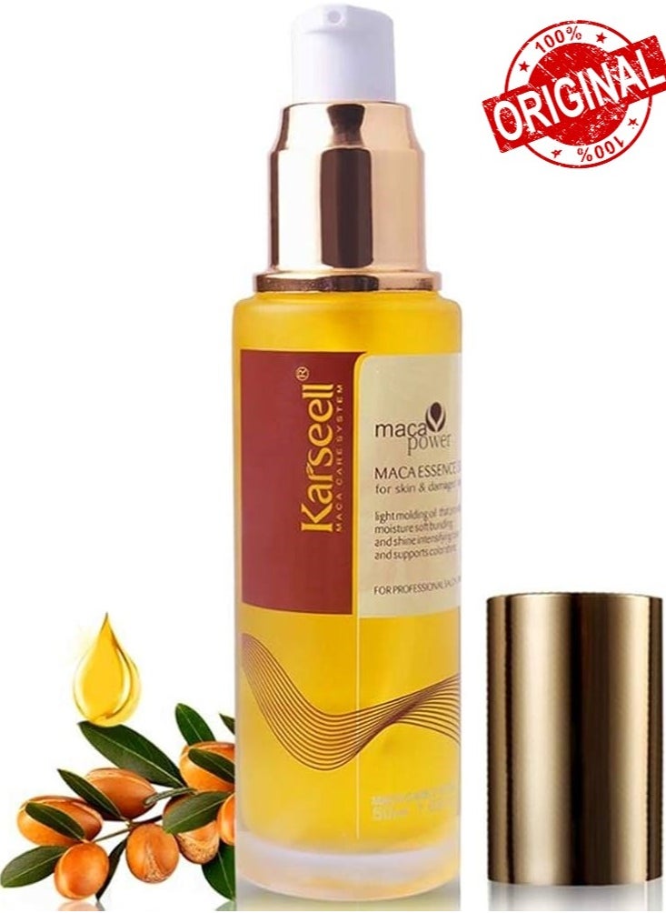 Karseell - Maca Essence oil for damaged Hair , effectively repair dry hair 50 ml - Image 1