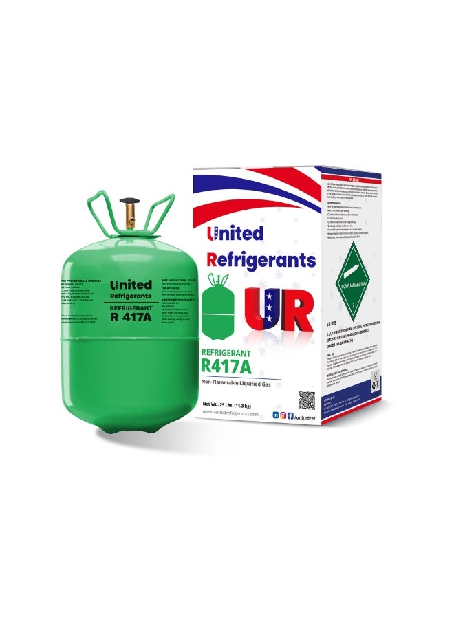 United Refrigerants R417A Refrigerant Gas 11.3 kg Cylinder | Cooling Gas for HVAC Air Conditioning and Refrigeration Systems