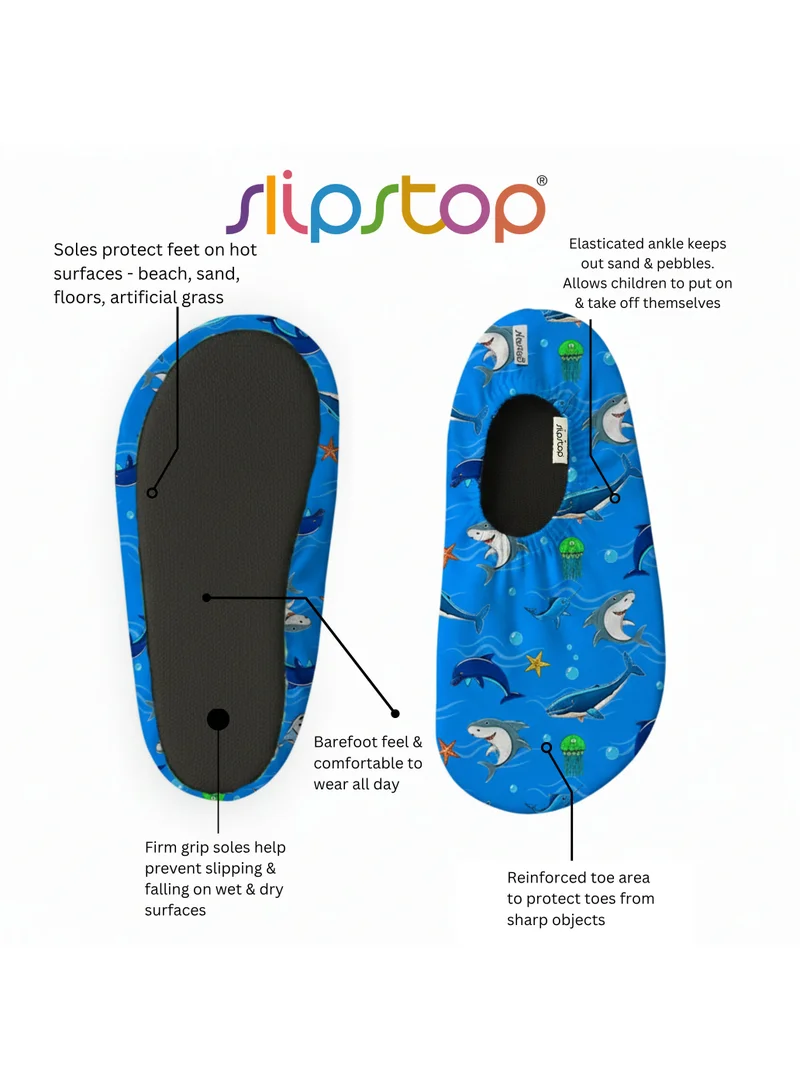 Slipstop blue Slipstop Olympos Kids Non Slip Water and Beach Shoes Lightweight Quick Dry Swim Ready Footwear for Babies and Children for Men | Best Price UAE
