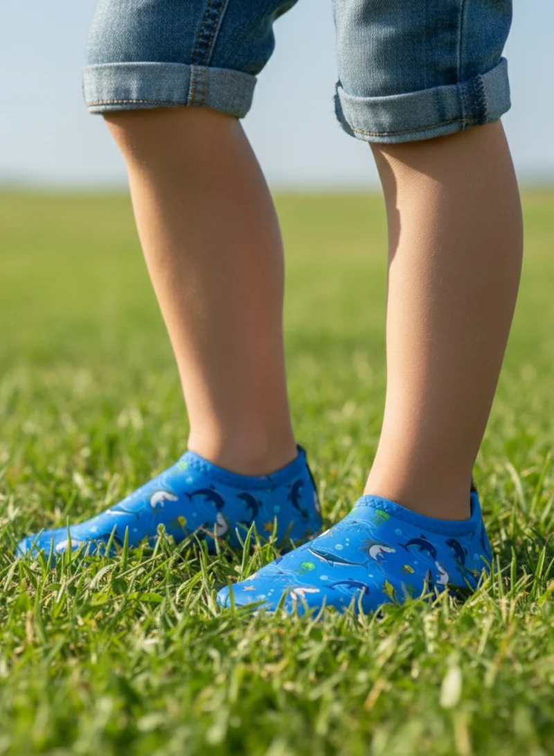 Slipstop blue Slipstop Olympos Kids Non Slip Water and Beach Shoes Lightweight Quick Dry Swim Ready Footwear for Babies and Children for Men | Best Price UAE