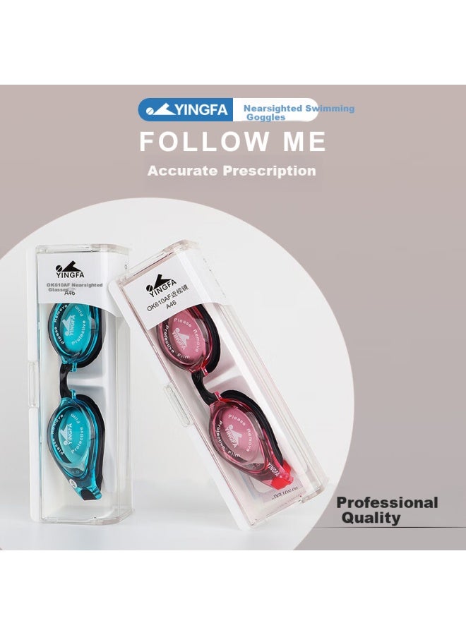 Yingfa Myopia Swimming Goggles For Men And Women, Universal Left And Right Myopia With The Same Degree, For Students And Children, Anti-fog, Waterproof, High Definition Swimming Goggles - Image 2