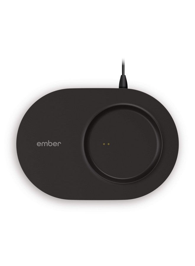 Ember فنجان سفر إمبر مع قاعدة شحن 2، شحن لاسلكي للاستخدام مع فنجان السفر الذكي للتحكم في درجة الحرارة من إمبر، أسود - Image 1