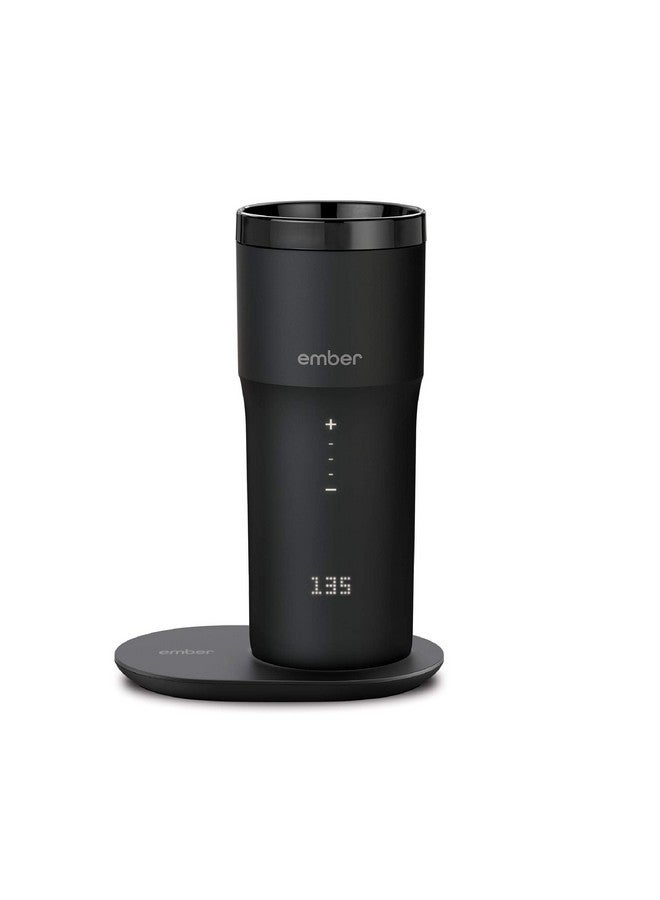 Ember فنجان سفر إمبر مع قاعدة شحن 2، شحن لاسلكي للاستخدام مع فنجان السفر الذكي للتحكم في درجة الحرارة من إمبر، أسود - Image 2