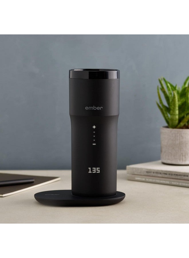 Ember فنجان سفر إمبر مع قاعدة شحن 2، شحن لاسلكي للاستخدام مع فنجان السفر الذكي للتحكم في درجة الحرارة من إمبر، أسود - Image 3