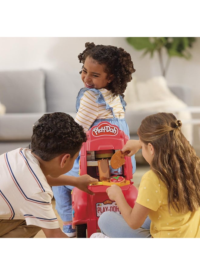 Play-Doh - Play-Doh Pizza Delivery Scooter Playset, Large Ride-On Play Food Preschool Toys for Boys & Girls 3-5, Kids Arts & Crafts - Image 1
