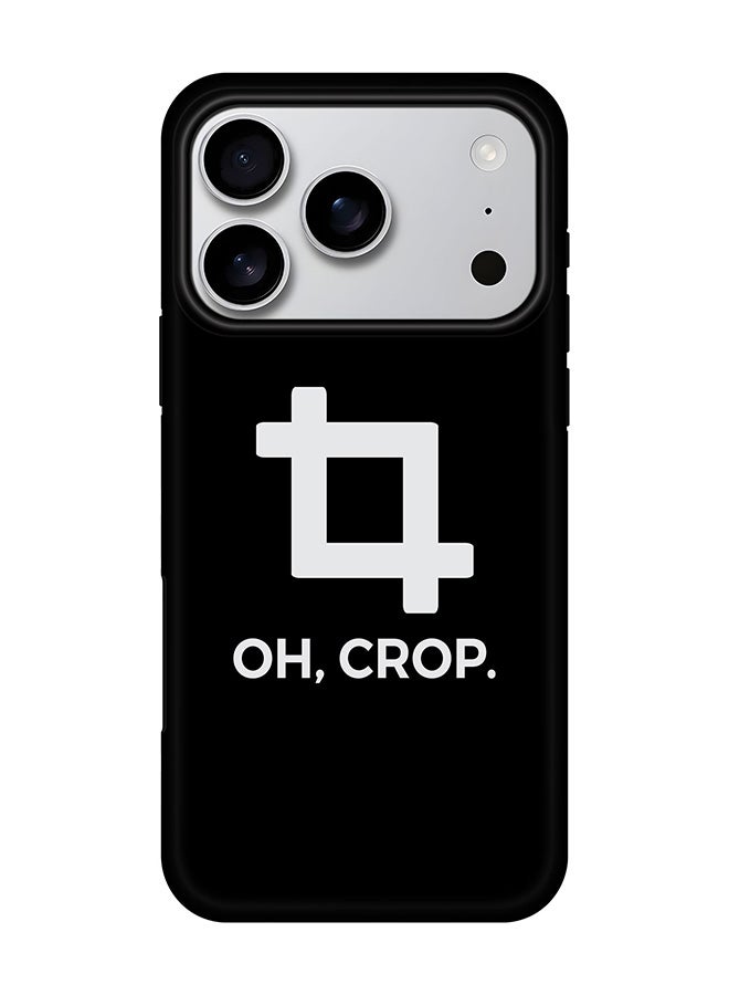 Stylizedd Tough Pro Magnetic Case for iPhone 17 Pro, Dual Layer hybrid PC + TPU Mobile Cover Matte - Oh Crop