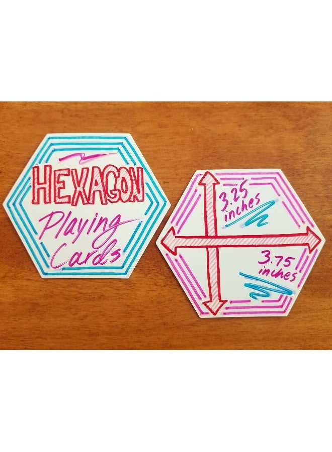Apostrophe Games Blank Hexagon Playing Cards - Image 1