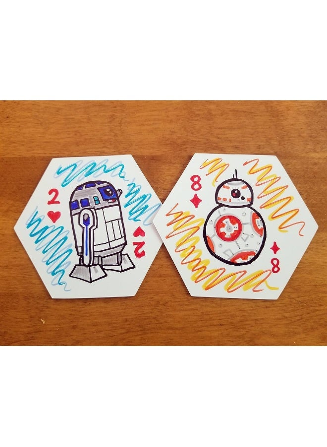 Apostrophe Games Blank Hexagon Playing Cards - Image 3