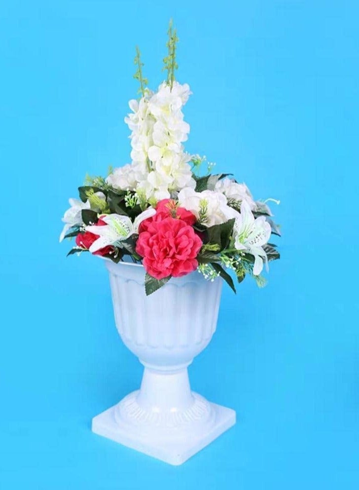 LINGWEI Flower Vase Plastic Pots Outdoor Plant Pots Plastic Flower Pots Plastic Gardening Pots Nursery Pot Flower Plant Container - Image 5