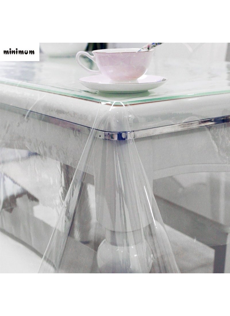 K&M Hometex - Km Hometex Transparent Thin Tablecloth Pvc 0.18 mm - Image 1
