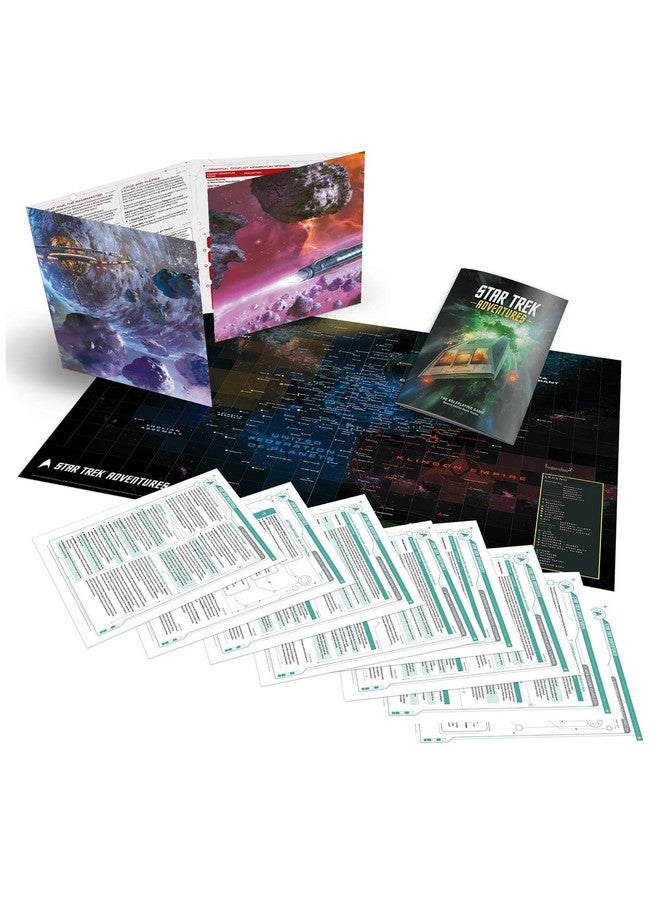 Modiphius Entertainment: Star Trek Adventures: Second Eidtion - Game Toolkit - GM Screen, Booklet, Map & Reference Sheets, Tabletop RPG Accessory - Image 1