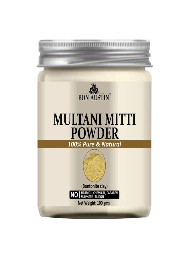 Bon Austin 100% Pure & Natural Multani Mitti Powder | Healing Clay | Bentonite Clay (100 Gms) - Image 1