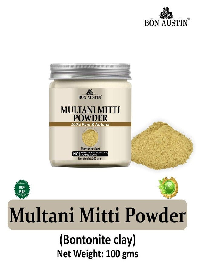 Bon Austin 100% Pure & Natural Multani Mitti Powder | Healing Clay | Bentonite Clay (100 Gms) - Image 2