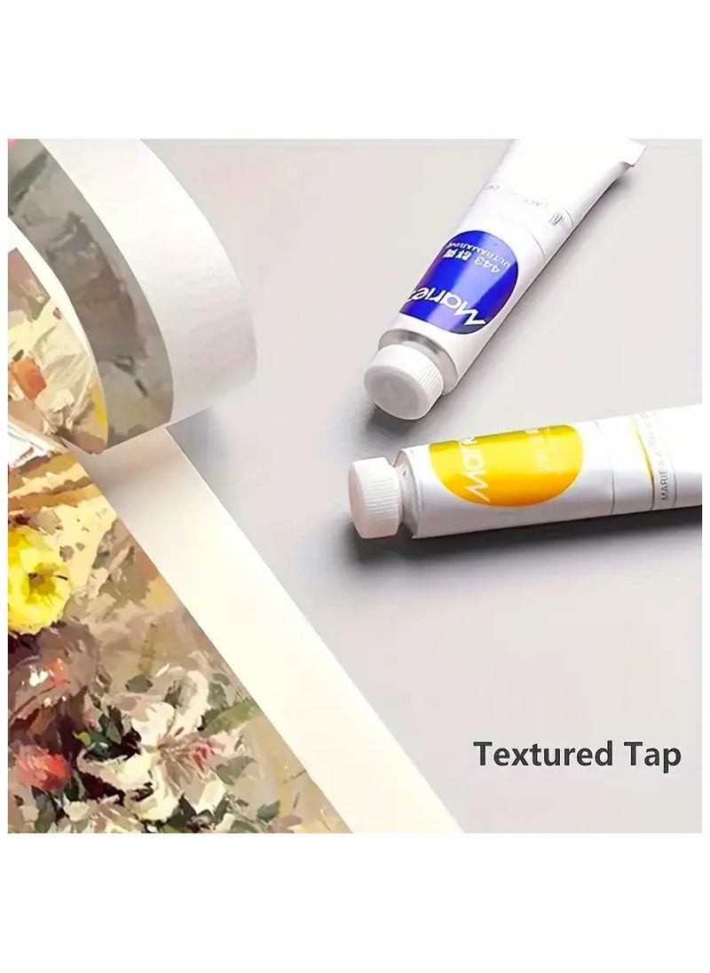 Generic 3-Roll Premium Masking Tape , Medium Adhesion Artist Tape, Removable Acid-Free General Purpose Paper Tape(0.59/0.79/1.18in. Width x 394in.Length), Perfect for Painting, Labeling, Marking, Gardening, Packaging, Artworks, Schools, Office, Garage, Factory, Industrial Uses  - Image 5