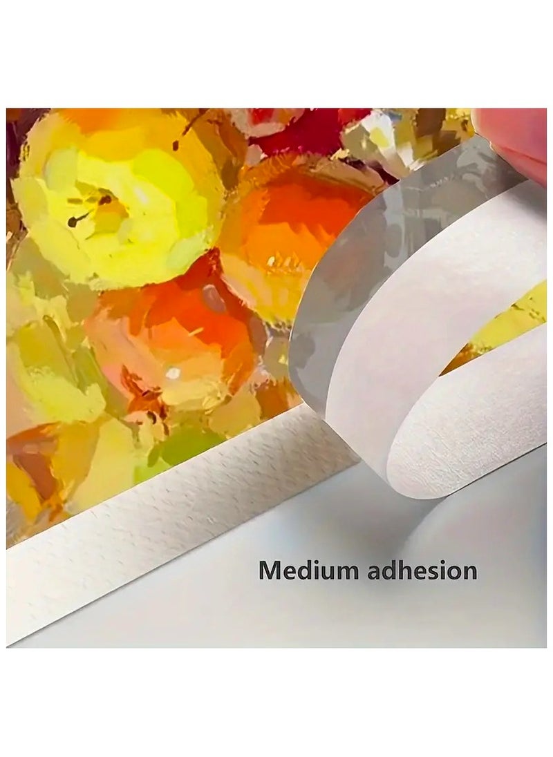 Generic 3-Roll Premium Masking Tape , Medium Adhesion Artist Tape, Removable Acid-Free General Purpose Paper Tape(0.59/0.79/1.18in. Width x 394in.Length), Perfect for Painting, Labeling, Marking, Gardening, Packaging, Artworks, Schools, Office, Garage, Factory, Industrial Uses  - Image 3