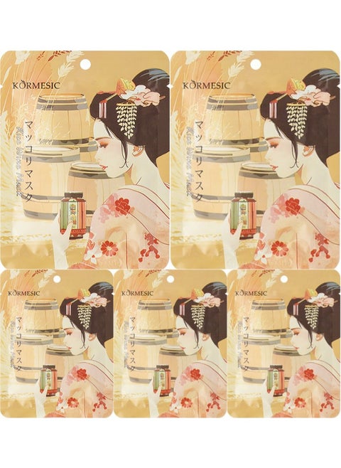 Rice Wine Facial Mask JP 25ml-5 packs  - Brightening & Smoothing